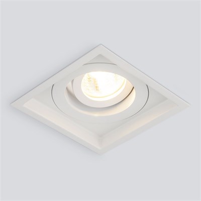 Алюминиевый точечный светильник 1071/1 MR16 WH белый a036503 - фото 262805