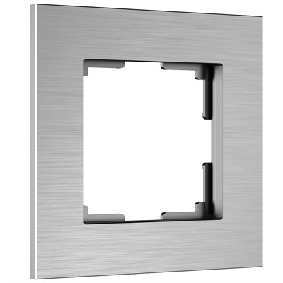 Рамка из металла на 1 пост АluMax алюминий W0013506 a066324 - фото 263336
