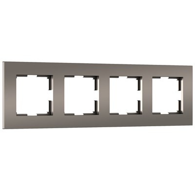 Рамка из поликарбоната на 4 поста Slab бронза софт W0042963 a062816 - фото 263780
