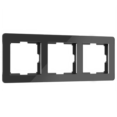 Рамка из акрила на 3 поста Acrylic черный W0032708 a059318 - фото 264211