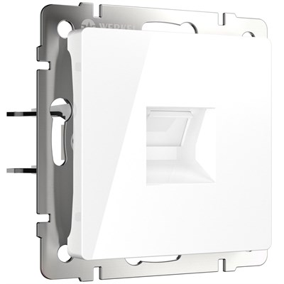 Розетка Ethernet RJ-45 (белая) W1181001 a051136 - фото 265579