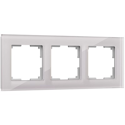 Рамка из стекла на 3 поста Favorit дымчатый W0031117 a050896 - фото 265958