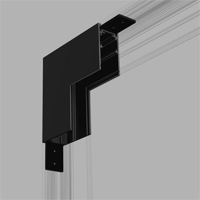 Коннектор угловой внутренний для накладного шинопровода Slim Magnetic 85091/11 a062190 - фото 274983