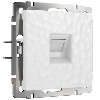 Розетка Ethernet RJ-45 (Hammer белый) W1281001 a052015 - фото 281819
