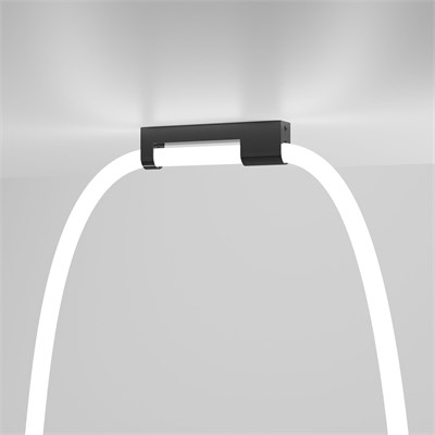 Накладные крепления для круглого гибкого неона Full light черный FL 28161 a070763