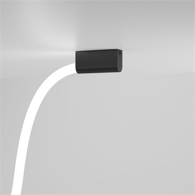 Накладные крепления для круглого гибкого неона Full light черный (FL 28101) FL 28101 a070759