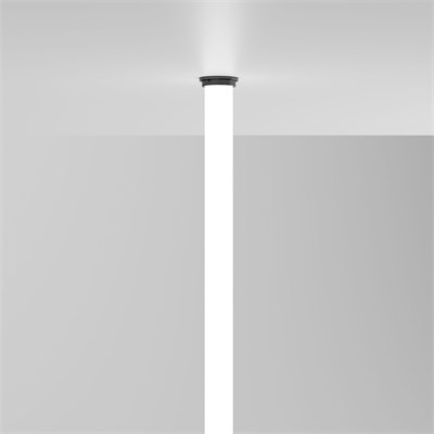 Встраиваемое крепление для круглого гибкого неона Full light черный FL 2860 a070755