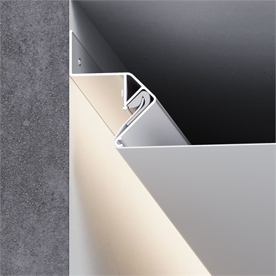 Теневой профиль для натяжных потолков для светодиодной ленты (под ленту до 10 mm) LL-2-ALP020 a064132