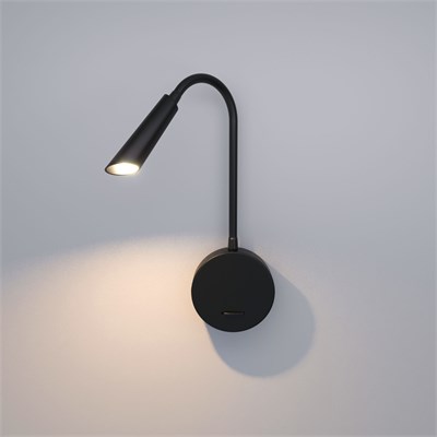 Настенный светодиодный светильник 40120/LED черный a063704 - фото 303058