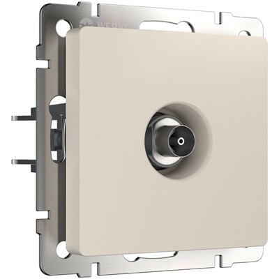 ТВ-розетка оконечная (айвори матовый) W1183062 a062431