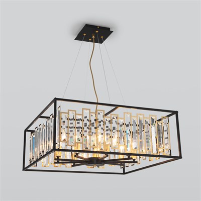 Умная подвесная люстра с хрусталем 377/9 Smart a061526 - фото 305269