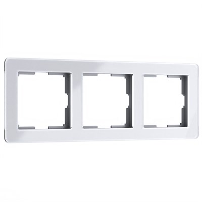 Рамка из акрила на 3 поста Acrylic белый W0032701 a059315 - фото 306744