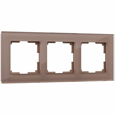 Рамка из стекла на 3 поста Favorit латте W0031142 a058820
