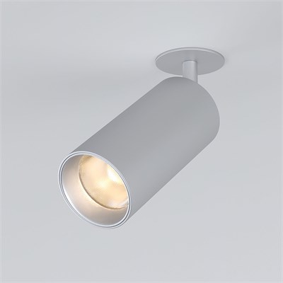 Встраиваемый светодиодный светильник Diffe серебряный 25066/LED a058212 - фото 307779