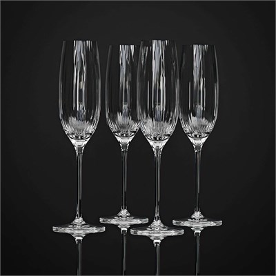 Хрустальные бокалы Strotskis Adajio, шампанское (4 шт.) 0603/4 a057552