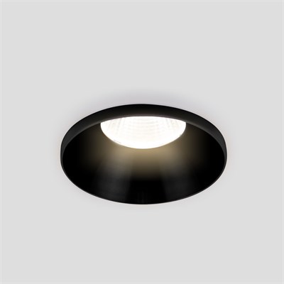 Встраиваемый точечный светодиодный светильник 25026/LED 7W 4200K BK черный a056781 - фото 309091