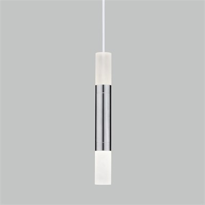 Подвесной светодиодный светильник 50210/1 LED хром a054209 - фото 310156