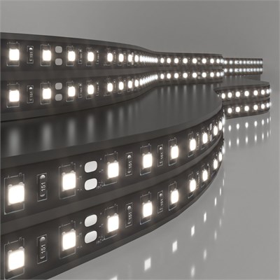 Светодиодная лента 24 В 14,4 Вт/м 60 Led/м 5050 IP20, дневной белый 4200K, Black, 5 м Лента светодиодная 24V 14,4W 60Led 5050 IP20 дневной белый, Black, 5м a053683
