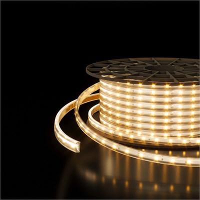 Светодиодная лента 220 В 8 Вт/м 60 Led/м 2835 IP65, дневной белый 4200K, 50 м Лента светодиодная 220V 8W 60Led 2835 IP65 дневной белый, 50 м a053637