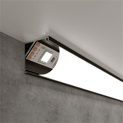 Угловой алюминиевый профиль для светодиодной ленты LL-2-ALP008 a053627