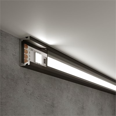 Накладной алюминиевый профиль для светодиодной ленты LL-2-ALP006 a053618