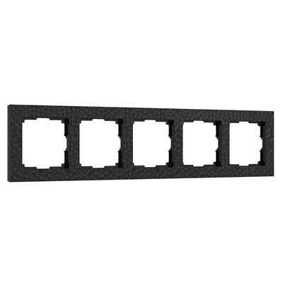 Рамка из поликарбоната на 5 постов Hammer черный W0052408 a052531