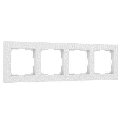 Рамка из поликарбоната на 4 поста Hammer белый W0042401 a052523
