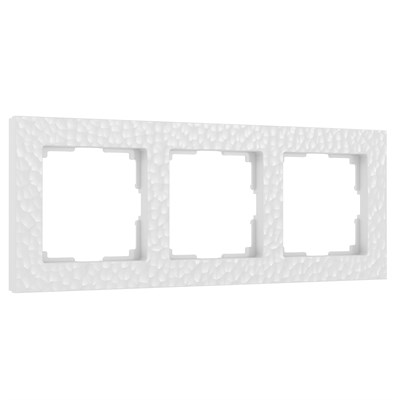 Рамка из поликарбоната на 3 поста Hammer белый W0032401 a052519