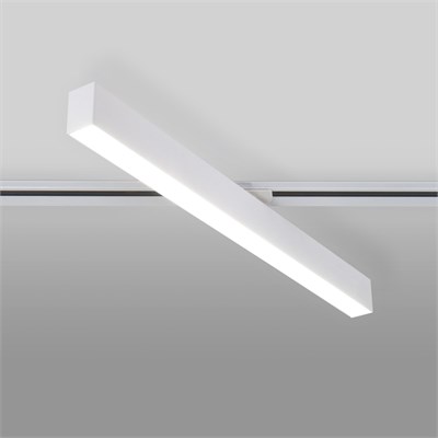 Трековый светодиодный светильник для однофазного шинопровода X-Line 20W 4200K белый матовый X-Line белый матовый 20W 4200K (LTB54) однофазный a052444 - фото 311298