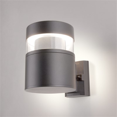Уличный настенный светодиодный светильник Серый 1530 TECHNO LED серый a052247 - фото 311443