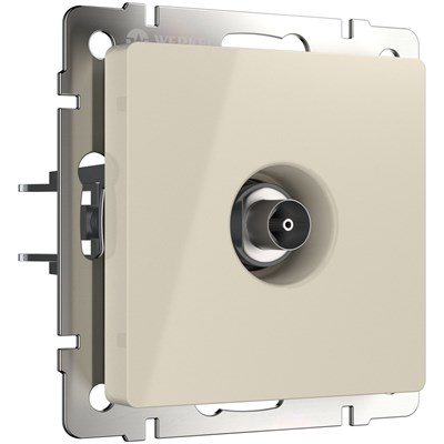 ТВ розетка оконечная  (слоновая кость) W1183003 a051494 - фото 312337