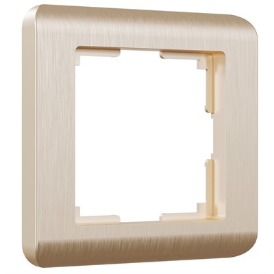 Рамка из поликарбоната на 1 пост Stream шампань W0012111 a051284