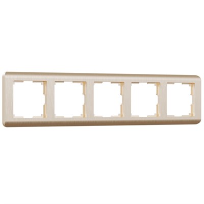 Рамка из поликарбоната на 5 постов Stream шампань W0052111 a051269