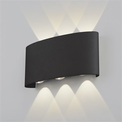 Пылевлагозащищенный светодиодный светильник Twinky Trio чёрный IP54 1551 Techno LED чёрный a049671 - фото 314601