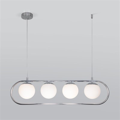 Подвесной светильник со стеклянными плафонами 50089/4 хром a049526