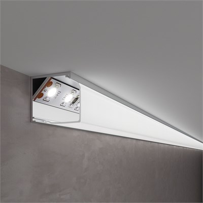 Квадратный угловой алюминиевый профиль для светодиодной ленты LL-2-ALP009 a041814