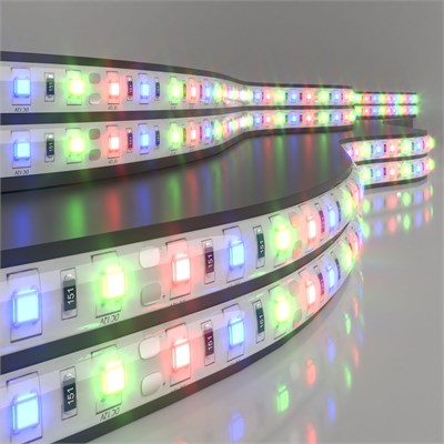Светодиодная лента 12 В 14,4 Вт/м 60 Led/м 5050 IP65, RGB, 5 м Лента светодиодная 12V 14,4W 60Led 5050 IP65 RGB, 5м a034876