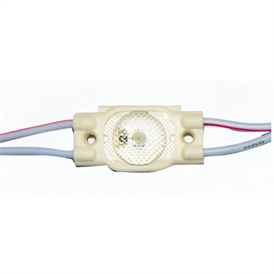 Светодиодный модуль FF1 с линзой SMD 3030/1LED 8000-9000К 50х17х11мм max 0.5W 77 Lm IP65 175° 1102221 - фото 318746