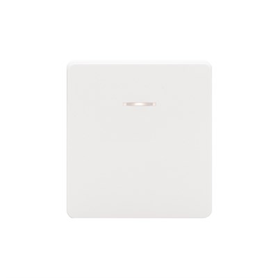 Выключатель ROUND 1 кл перекрестный (переключатель) с подсветкой 10А с/у перламутр KRANZ KR-78-0718-1