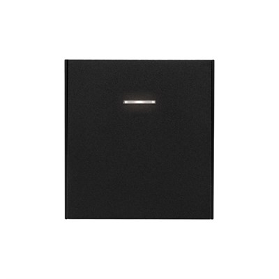 Выключатель STRONG 1 кл с подсветкой 10А с/у антрацит KRANZ KR-78-0713-5