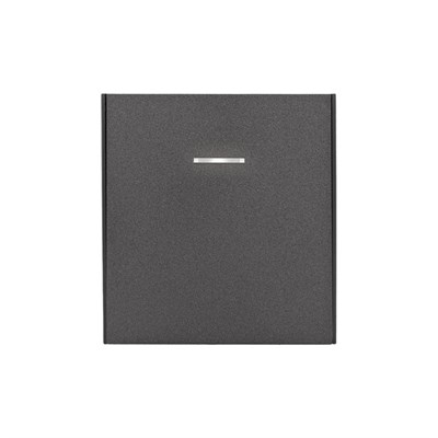 Выключатель STRONG 1 кл с подсветкой 10А с/у графит KRANZ KR-78-0713-6