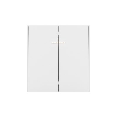 Выключатель STRONG 2 кл с подсветкой 10А с/у жемчуг KRANZ KR-78-0714-4