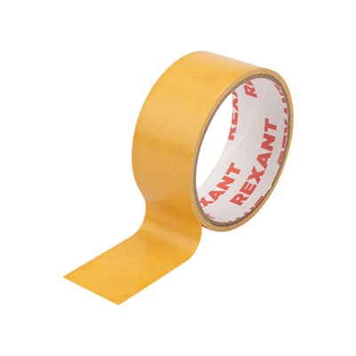 Двухсторонний скотч, полипропиленовая основа, 38мм, ролик 5м REXANT 09-6238