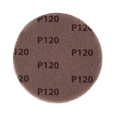 Диск шлифовальный на сетчатой основе 125 мм, Р120, 5 шт Kranz KR-90-0043