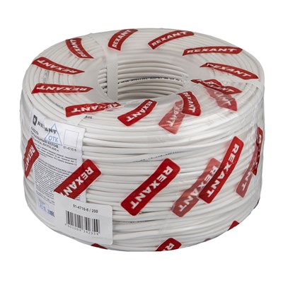 Кабель сигнальный КСПЭВ 2х0,5мм ССА, бухта 200м REXANT 01-4710-6