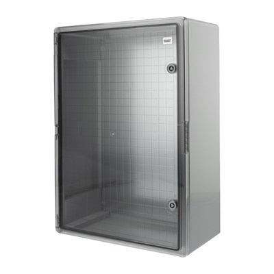 Корпус пластиковый ЩМПп с прозрачной дверцей и монтажной панелью 700х500х250мм, АБС, УХЛ1, IP65 REXANT 11-0418