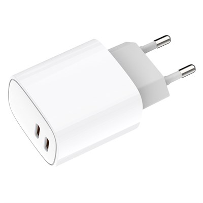Сетевое зарядное устройство с двумя портами USB-C + USB-C, 20Вт REXANT 18-2210