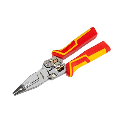 Плоскогубцы многофункциональные диэлектрические с тестером PRO 210мм KRANZ KR-12-4656-3