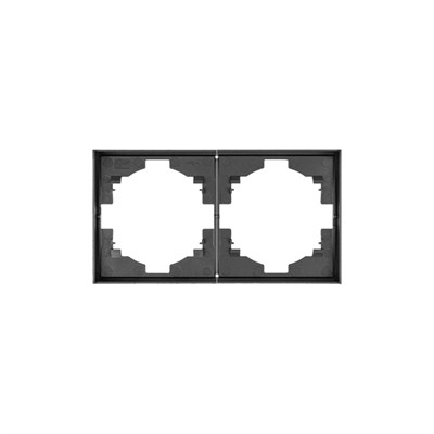 Рамка STRONG 2-постовая графит KRANZ KR-78-0752-6