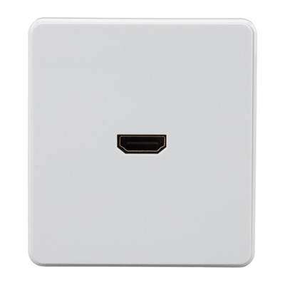 Розетка ROUND HDMI с/у перламутр KRANZ KR-78-0730-1